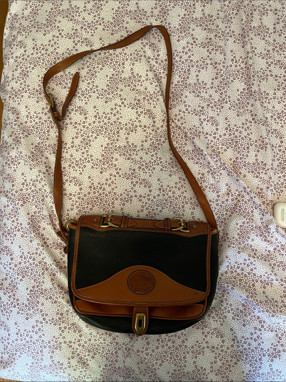 Vintage Dooney & Bourke Crossbody Saddlebag